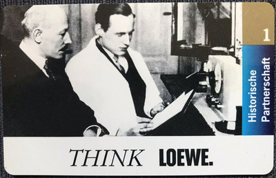 O 278 09.93 6 DM Think Loewe 1 Albert Einstein Ardenne nur 5000 Ex. Neu* Mint***