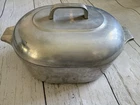 Vintage Wagner 4265-P Magnalite Roaster Dutch Over w/ Lid & Trivet Sidney 0 8qt