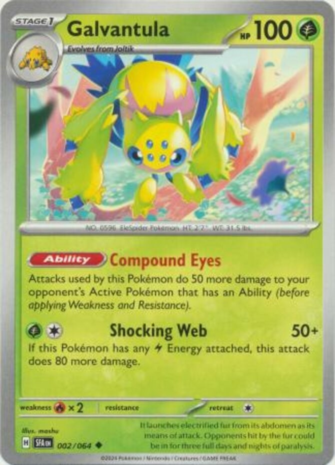 Galvantula - 002/064 - Uncommon - Near Mint