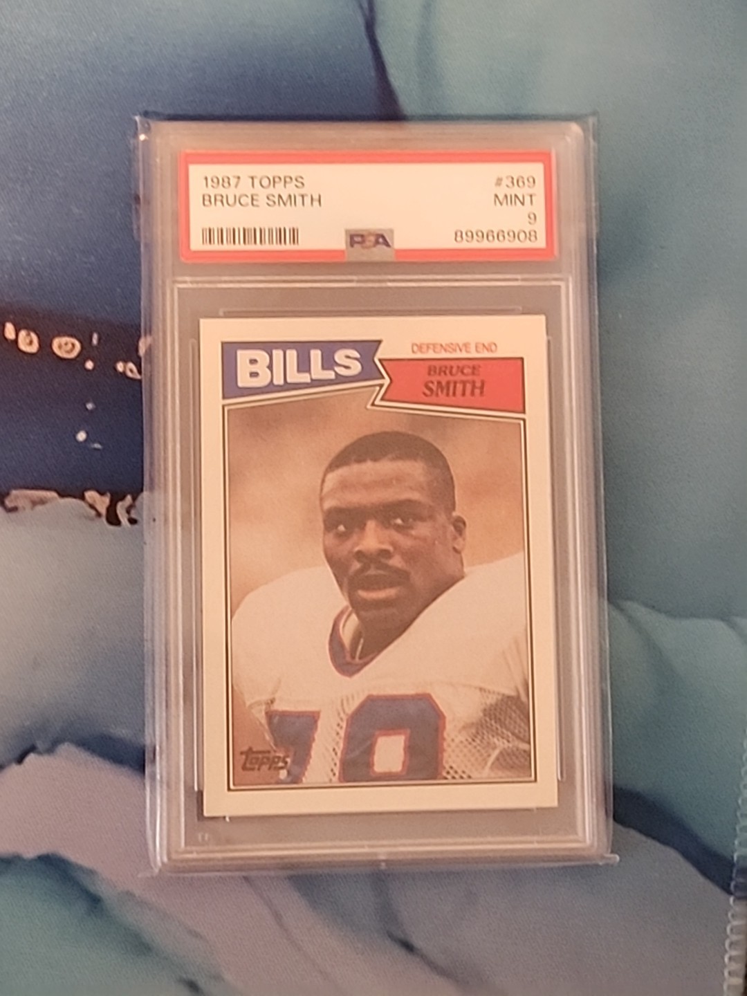 1987 Topps - Bruce Smith #369 PSA 9