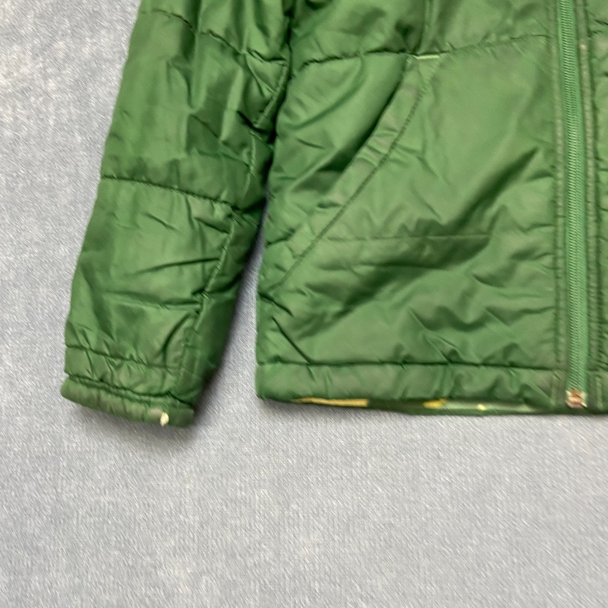 Vintage Columbia Reversible Puffer Jacket Boys M 10/12 Green