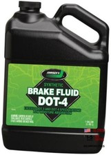 5034-4PK Premium Synthetic DOT-4 Brake Fluid - 1 Gallon, Pack of 4 