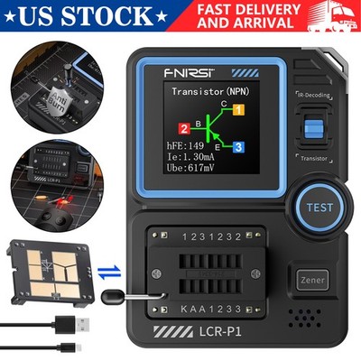 FNIRSI LCR-P1 Transistor Tester Diode Triode MOSFET NPN PNP SMD LCR ESR Meter _.
