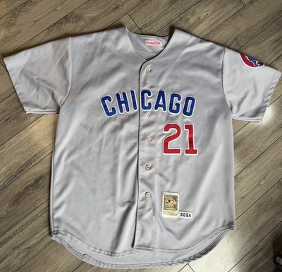 Mitchell & Ness Sammy Sosa #21 Chicago Cubs Jersey 3XL Cooperstown