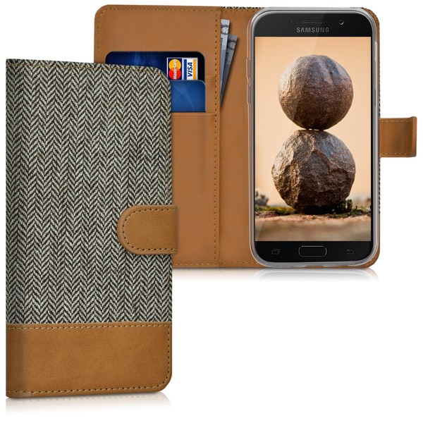 HüLle FüR Samsung Galaxy A5 2017 Kunstleder Wallet Case Cover Handy SchutzhüLle-image