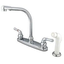 Kingston Brass Kb751 Magellan 8-Inch Centerset Kitchen Faucet Polished Chrome