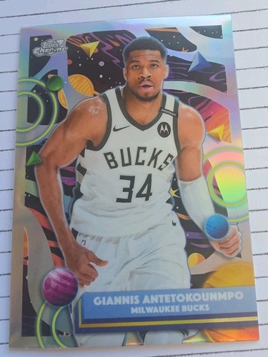 Giannis Antetokounmpo 2026 Topps Cosmic Chrome #190 Refractor Bucks