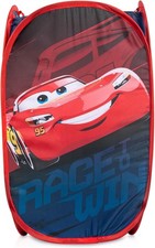 Disney Pixar Cars Pop Up Hamper - Lightning McQueen Racecar Mesh Laundry Ba