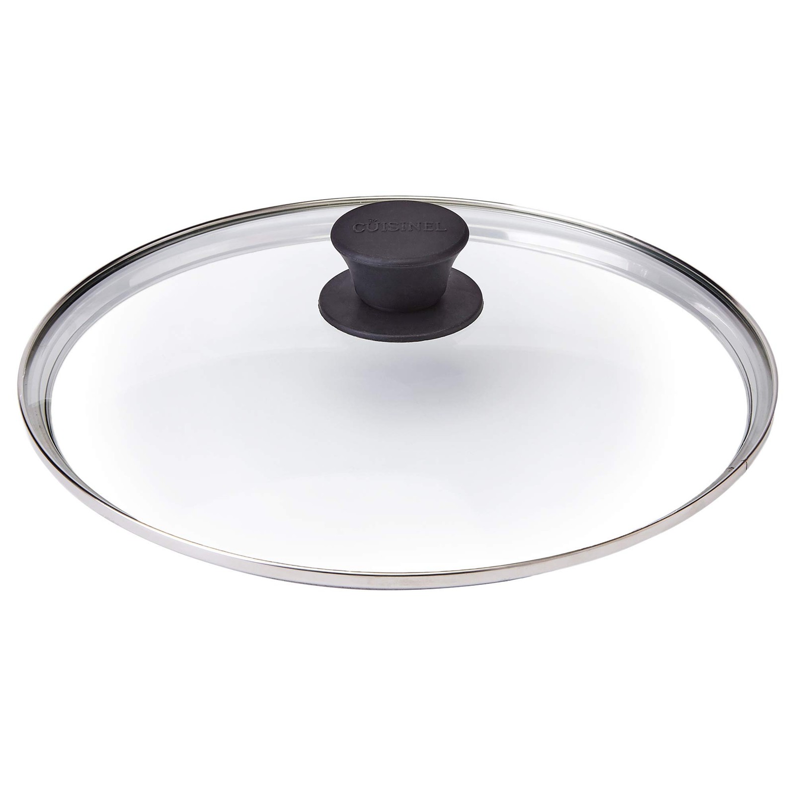 Стеклянная крышка CUISINEL 10 Lodge Полностью собранная Закаленная Сменная крышка черного цвета