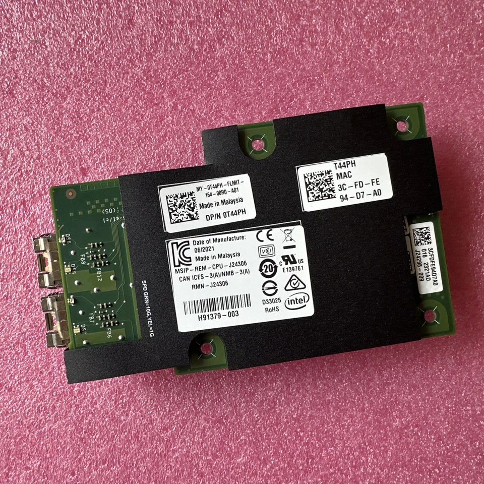 Dell T44PH Intel X710-DA2 10GB Dual 2-Port SFP+ Network Adapter - Image 2 of 4