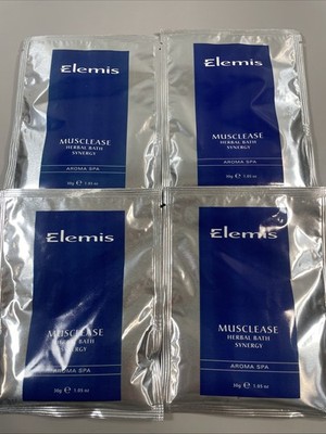 Elemis Musclease Herbal Bath Synergy Sachets x4   Aroma Spa Muscle Soak