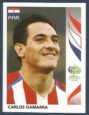 PANINI FIFA WORLD CUP - GERMANY 2006 - #118 - PARAGUAY - CARLOS GAMARRA