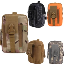 Tactical Molle Utility Waist Belt Pack Bag Fanny Phone Pocket Pack Pouch Hiking
