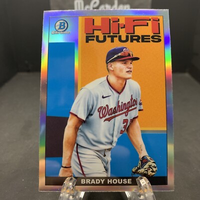 2022 Bowman Hi-Fi Futures Brady House #HIFI-21 Washington Nationals