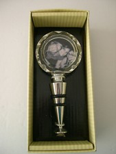 Round Photo Frame Wine Stopper Cypress Home