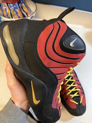 Nike Air Bakin 2013 Black Red Yellow OG High Size 11.5 316383-001 - 第 10/24 張圖片