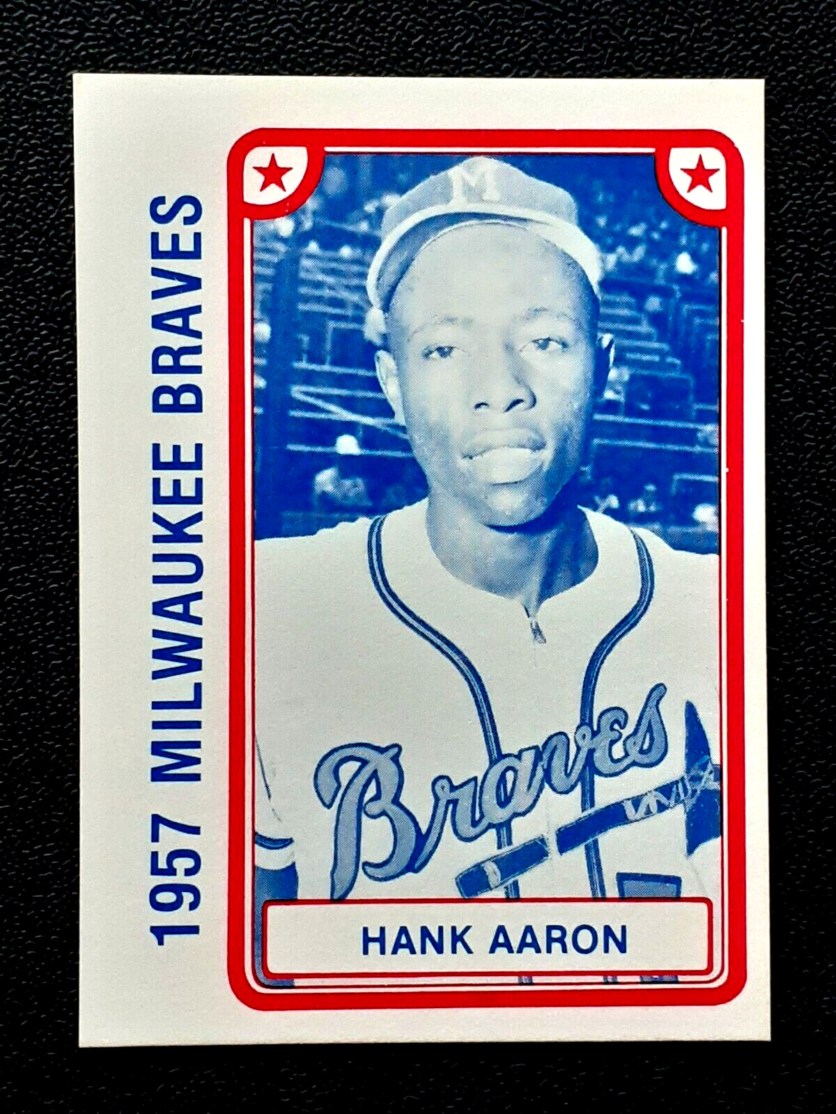 HANK AARON 1980 BRAVES 1957 TCMA NO 32       63659