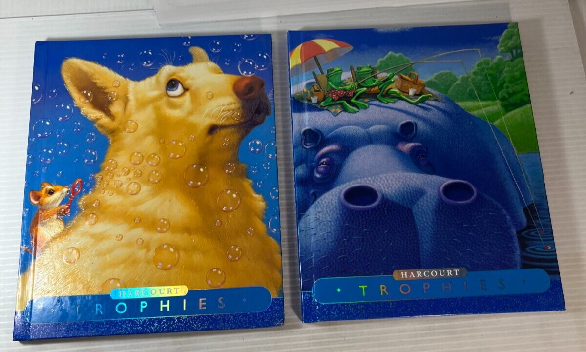 Harcourt Trophies Grade 1 Teacher Student Bundle Set of 10 Books 2005