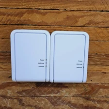 Lot of 2 SerComm Corporation 200Mbps Powerline Ethernet Adapter Model:IP522CG V2