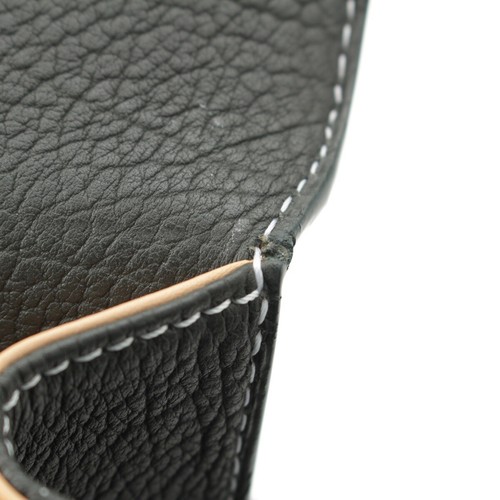 Bolso de hombro Delvaux 21AW Tampate PM crujiente Puff 2 vías verde británico - Imagen 14 de 18