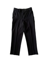 Van Heusen Flex Black Dress Pants Regular Fit Boys SZ 5 21x18 NWT 45 MSRP