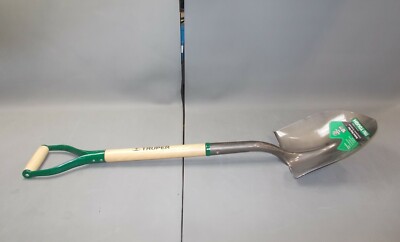 NEW Truper 31185 Tru Tough Round Point Shovel, D-Handle, 30-Inch