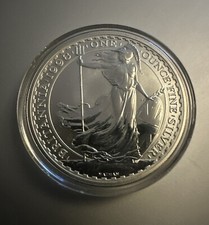 1998 Britannia Silver Proof £2 Two Pound Deep Cameo 1oz