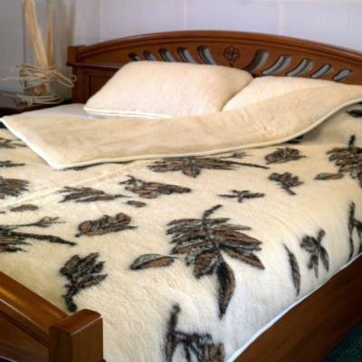 Sheepskin Blanket 100% Sheep Wool Throw Ultra Soft Warm Cozy Natural 180x210 cm