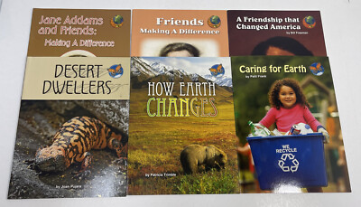 Lot of 6 Grade 3 SRA McGraw-Hill Leveled Readers for Science / Social Studies