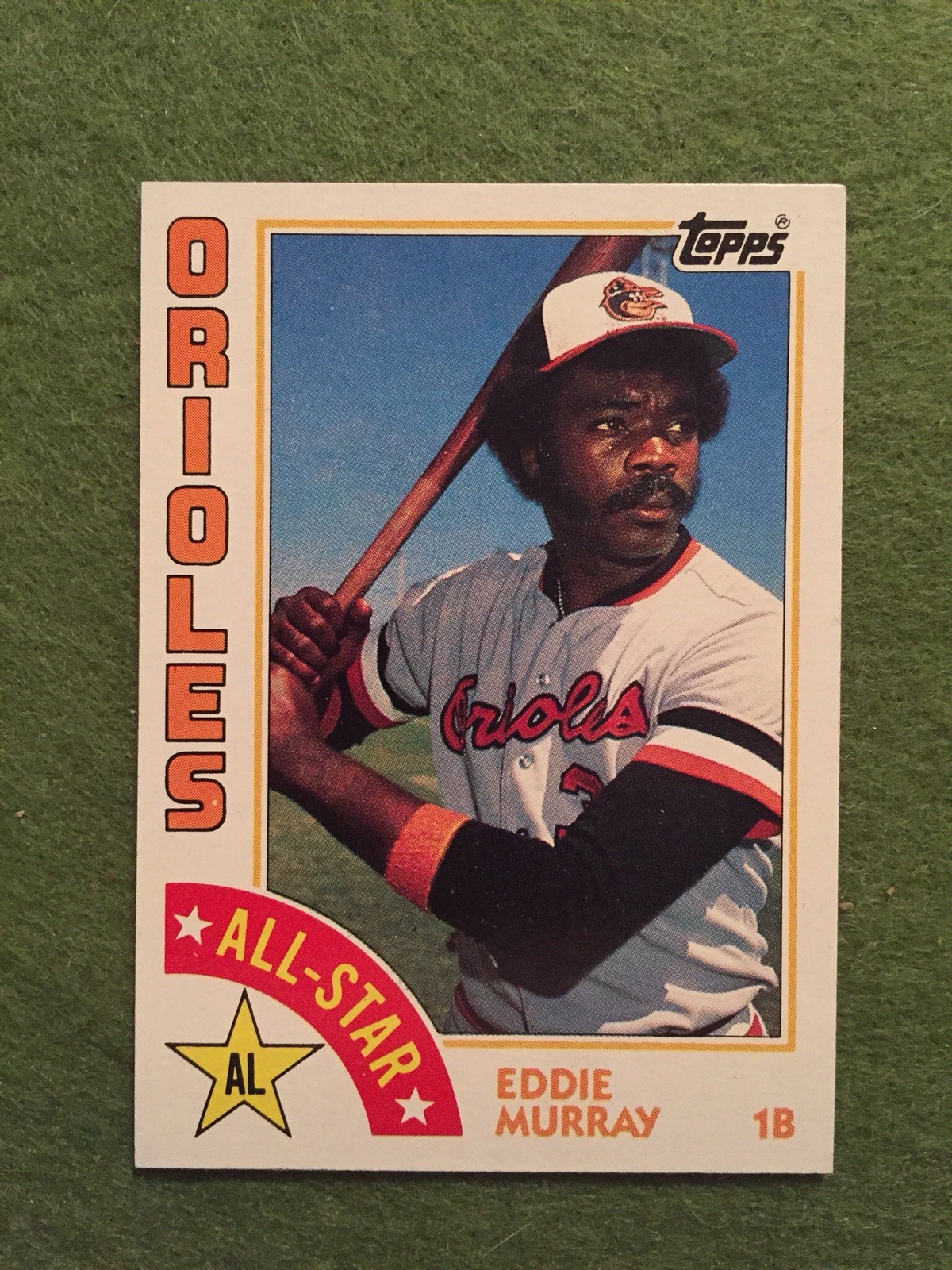 EDDIE MURRAY BASEBALL CARD 1984 Topps 397 Orioles MLB AL AllStar
