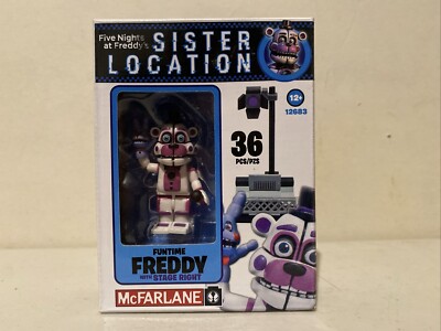 Five Nights at Freddy s Funtime Freddy With Stage Right 12683 Construction Set