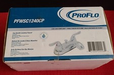PROFLO Centerset Bathroom Faucet NIB - Chrome