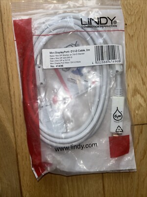 Lindy Mini-DisplayPort auf DVI-D Adapterkabel, 2m