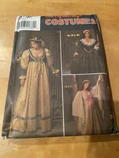Renaissance Costume Historical OOP Simplicity Sewing Pattern Ladies Misses Women