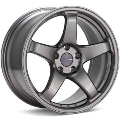 18x9.5 +38 Enkei PF05 5x114.3 Dark Silver Wheels (Set of 4)