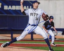 T.J. ZEUCH TORONTO BLUE JAYS /PITT SIGNED AUTOGRAPHED 8X10 PHOTO W/ COA 