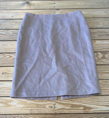 Lord & Taylor Women s Wool Pencil skirt Size 10 Tan N1x2