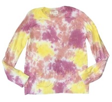Tucker  Tate Girls Yellow Pink Orange Tie Dye Pullover Sweater 8