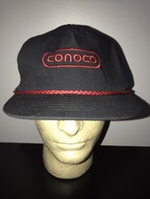 CONOCO GAS STATION Trucker Hat Baseball Cap Vintage Lid