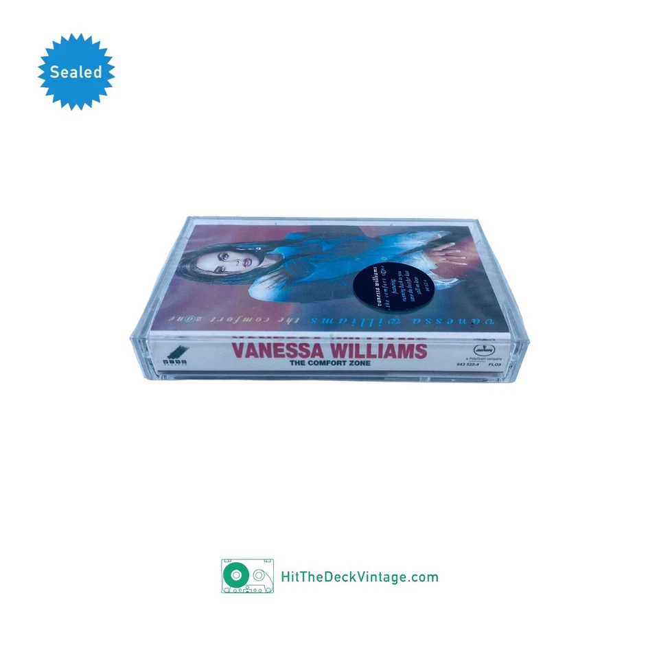 Vanessa Williams The Comfort Zone Cassette Tape (1991) w/ Hype US 1st SEALED - Image 3 of 4
