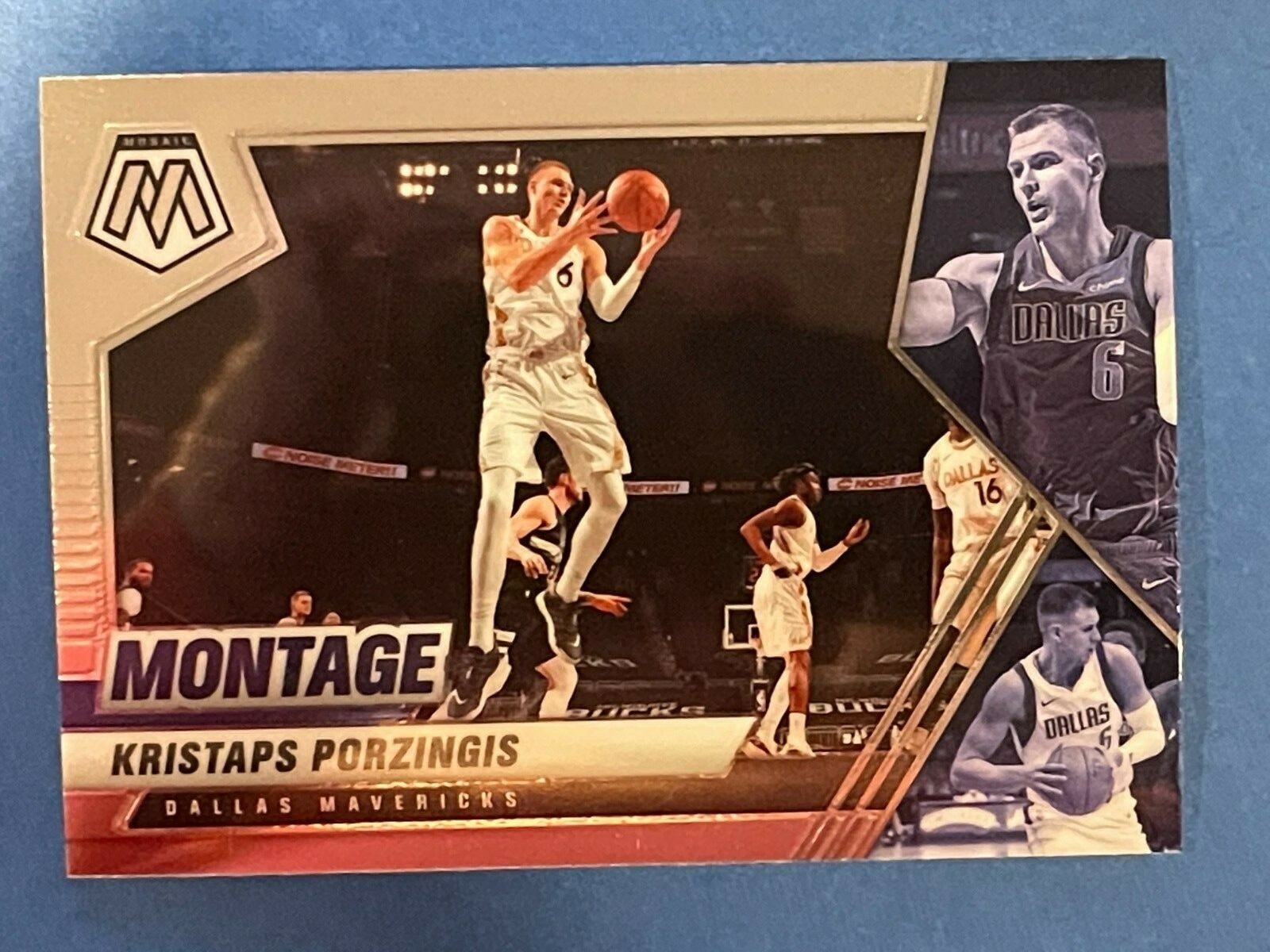 KRISTAPS PORZINGIS 2020-21 Panini Mosaic Montage #10 Mavericks