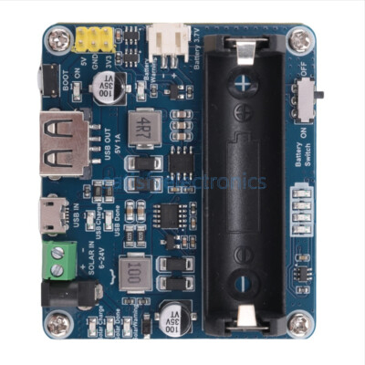 6~24V Solar Panel Power Management Module Support MPPT 850mAh Li-ion Battery NEW