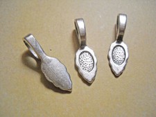 10 Jewelry Bails Antiqued Silver Glue On Bail Findings for Tiles Pendants 