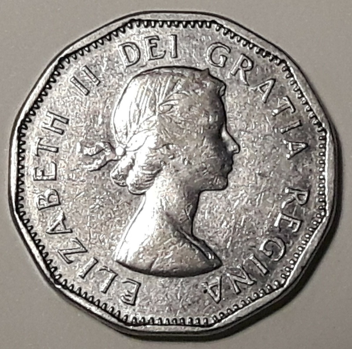 1960 CANADA 5 Cent Nickel Coin Young Queen Elizabeth II | eBay