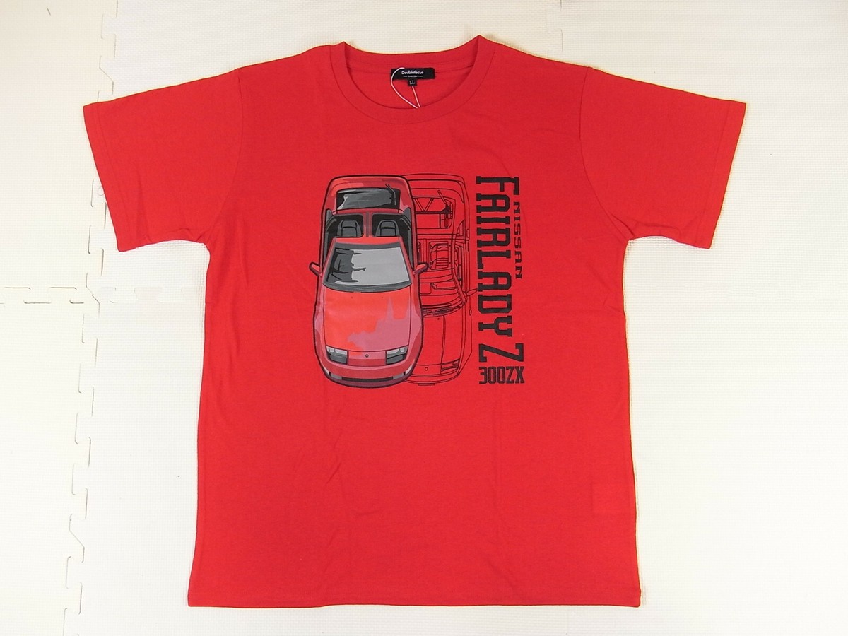 GOODS] Nissan Fairlady Z 300ZX T-shirts Japanese LL size red Z32