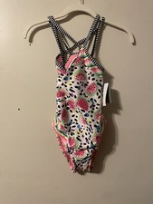 Uglies By Dolfin GIrls Swimwear One Piece Bathing Suit Size 30 Watermelon UPF 50
