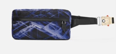 New Montblanc MEISTERSTÜCK SELECTION GLACIER BELT BAG MB129739 Retail $965