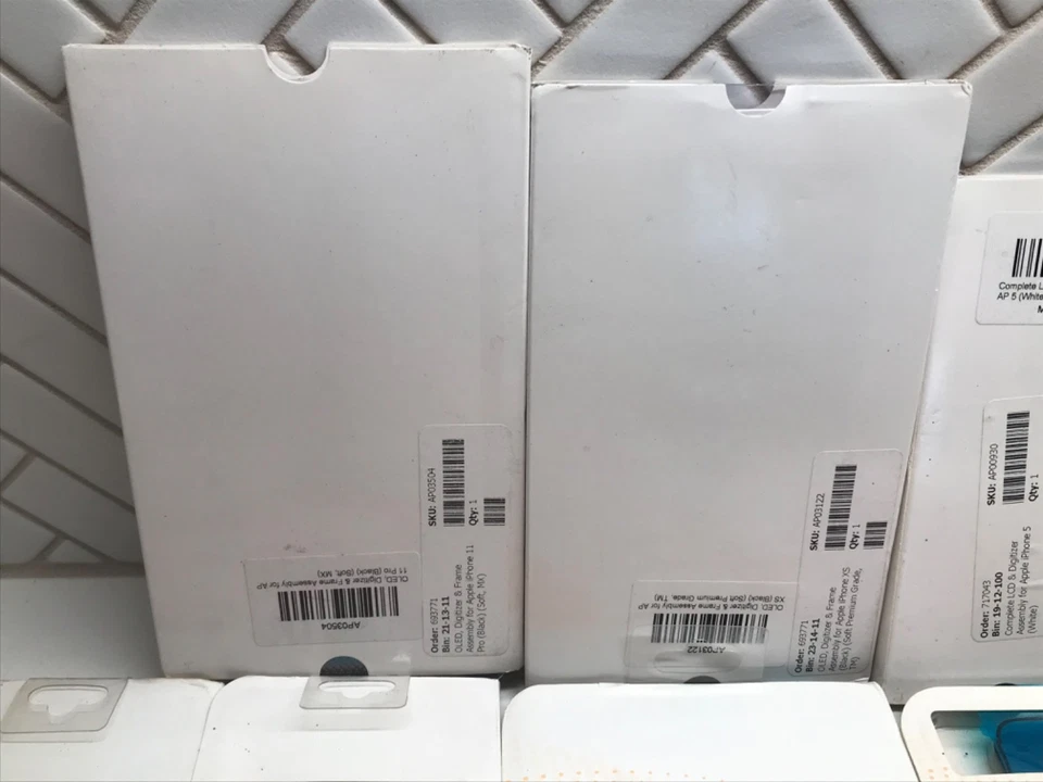 Apple iPhone Screen Replacement Lot (13) For 5 5S, 6 6S, 7 7+, 8, 11, XS Sealed - Image 2 of 4