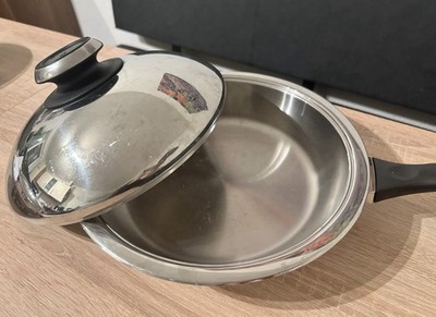 Amc Pfanne Stielpfanne Hochraumdeckel 3 Liter Induktion Visiotherm guter Zustand