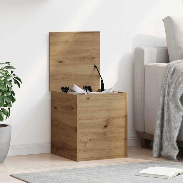 Aufbewahrungsbox Artisan Eiche 40X42X46 Cm Fertig Holz-image